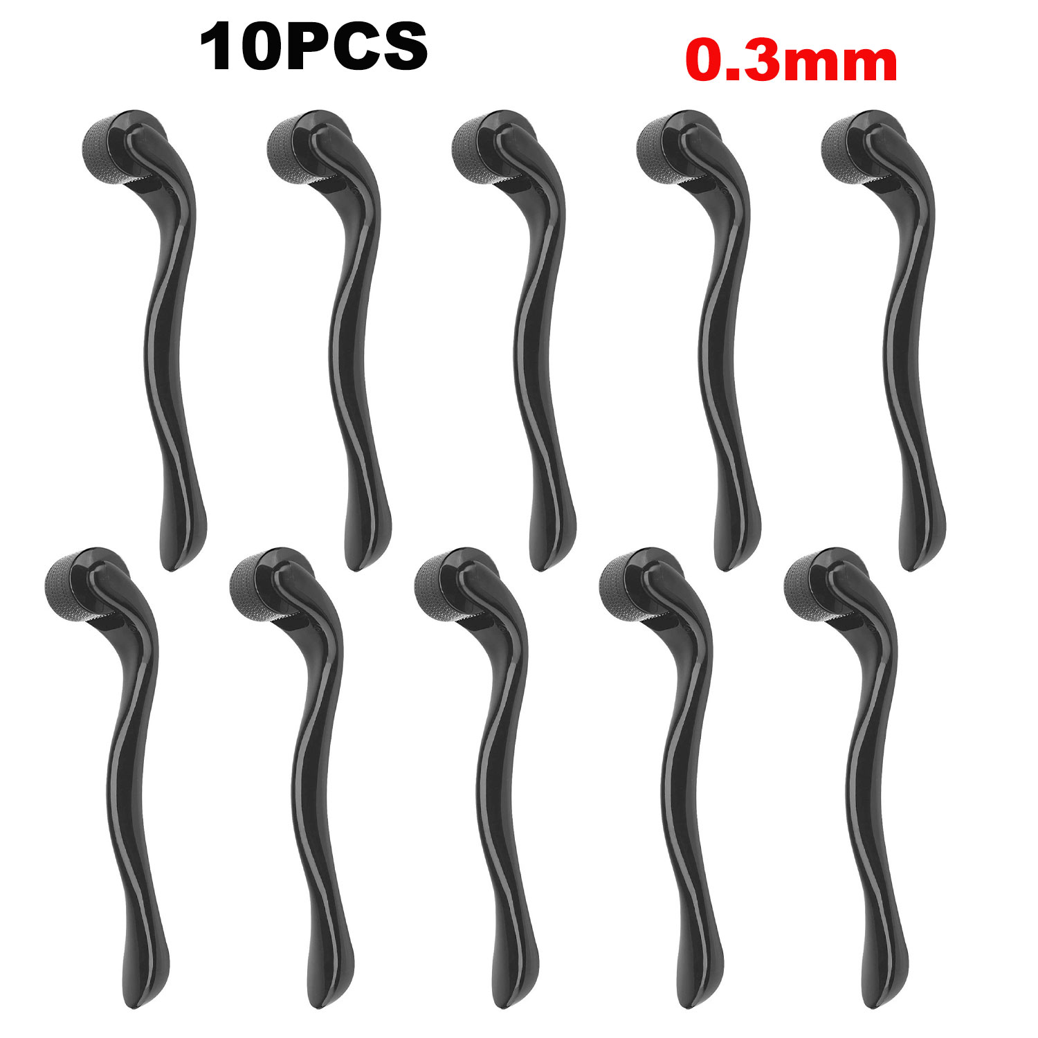 2PCS/5PCS/10PCS Volle Schwarz  – Derma Roller 0.25 Bewertung und Preis